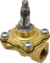 Parker - 1/2" Port, Brass Solenoid Valve - Closed, NBR Seal - Benchmark Tooling