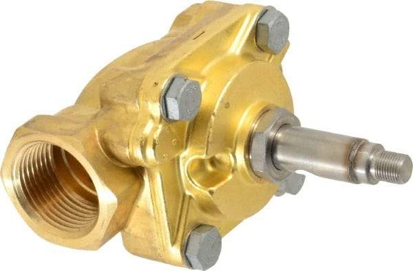 Parker - 1" Port, Brass Solenoid Valve - Closed, NBR Seal - Benchmark Tooling