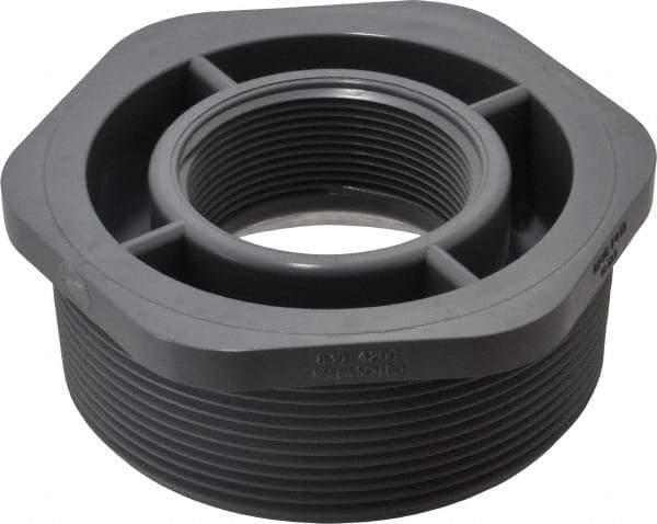 Value Collection - 4 x 2" CPVC Plastic Pipe Bushing - Schedule 80, MIPT x FIPT End Connections - Benchmark Tooling