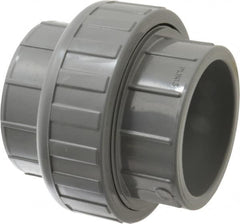 Value Collection - 3" CPVC Plastic Pipe Union with EPDM O-Ring - Schedule 80, Slip x Slip End Connections - Benchmark Tooling