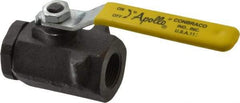 Apollo - 3/4" Pipe, Standard Port, Carbon Steel Standard Ball Valve - 2 Piece, Inline - One Way Flow, FNPT x FNPT Ends, Lever Handle, 2,000 WOG, 150 WSP - Benchmark Tooling