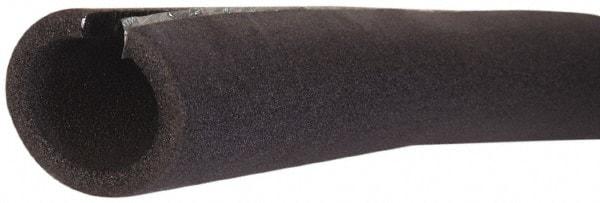 Made in USA - 3/8" Thick x 3/4" Pipe x 6' Long, Polyethylene Flexible Pipe Insulation - -160 to 200°F - Benchmark Tooling