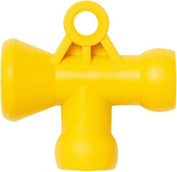 Loc-Line - 1/4" Hose Inside Diam, Coolant Hose T-Fitting - For Use with Loc-Line Modular Hose System - Benchmark Tooling