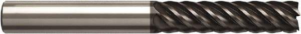 Seco - 12mm, 45mm LOC, 12mm Shank Diam, 100mm OAL, 6 Flute, Solid Carbide Square End Mill - Single End, NXT Finish, Helical Flute, 45° Helix, Centercutting, Right Hand Cut, Right Hand Flute, Series JS520 - Benchmark Tooling