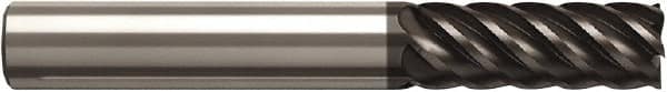 Seco - 14mm, 30mm LOC, 14mm Shank Diam, 83mm OAL, 6 Flute, Solid Carbide Square End Mill - Single End, NXT Finish, Helical Flute, 45° Helix, Centercutting, Right Hand Cut, Right Hand Flute, Series JS520 - Benchmark Tooling