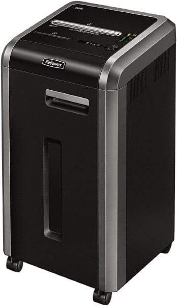 FELLOWES - 7/32" Strip, 20 Sheet Strip Cut Commercial Shredder - 17-3/4" Long x 17-1/8" Wide x 30-3/4" High, Level 2 Security, 16 Gal Wastebasket - Benchmark Tooling