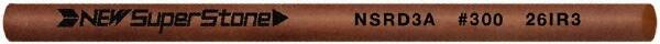 Value Collection - Round Ceramic Finishing Stick - 50mm Long x 2.35mm Wide x 2.4mm Thick, 300 Grit - Benchmark Tooling