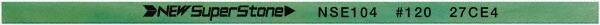 Value Collection - Flat Ceramic Finishing Stick - 100mm Long x 0.8mm Wide x 10mm Thick, 120 Grit - Benchmark Tooling