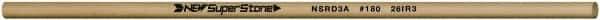 Value Collection - Round Ceramic Finishing Stick - 100mm Long x 3.175mm Wide x 3.2mm Thick, 180 Grit - Benchmark Tooling