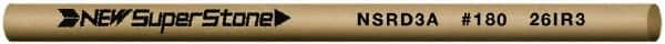Value Collection - Round Ceramic Finishing Stick - 50mm Long x 2.35mm Wide x 2.4mm Thick, 180 Grit - Benchmark Tooling