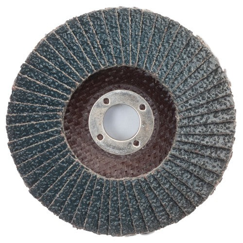 4″ × 5/8″ Flap Disc BlueFire Type 29 Fiberglass Plate 36 Grit - Benchmark Tooling