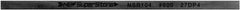 Value Collection - Flat Ceramic Finishing Stick - 100mm Long x 0.5mm Wide x 6mm Thick, 600 Grit - Benchmark Tooling