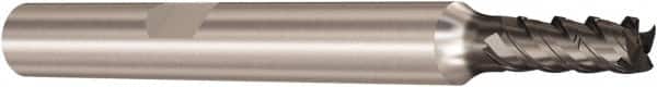 Seco - 3mm, 4 Flute, Single End, Solid Carbide, Corner Chamfer End Mill - 57mm OAL, 48° Helix, Right Hand Flute, 7mm LOC, Right Hand Cut - Benchmark Tooling