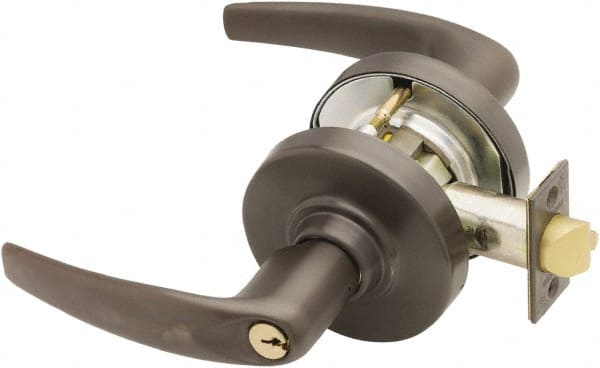 Entrance Lever Lockset for 1-3/8″ Thick Doors Schlage C keyway, 2-3/4″ Backset, Oil Rubbed Bronze Finish