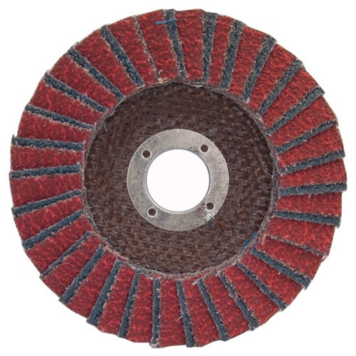 5″ × 7/8″ Flap Disc RedHeat Type 29 Fiberglass 36 Grit - Benchmark Tooling