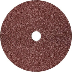 3M - 4-1/2" Diam 7/8" Hole 80+ Grit Fiber Disc - Ceramic, 13,300 Max RPM, Series 782C - Benchmark Tooling