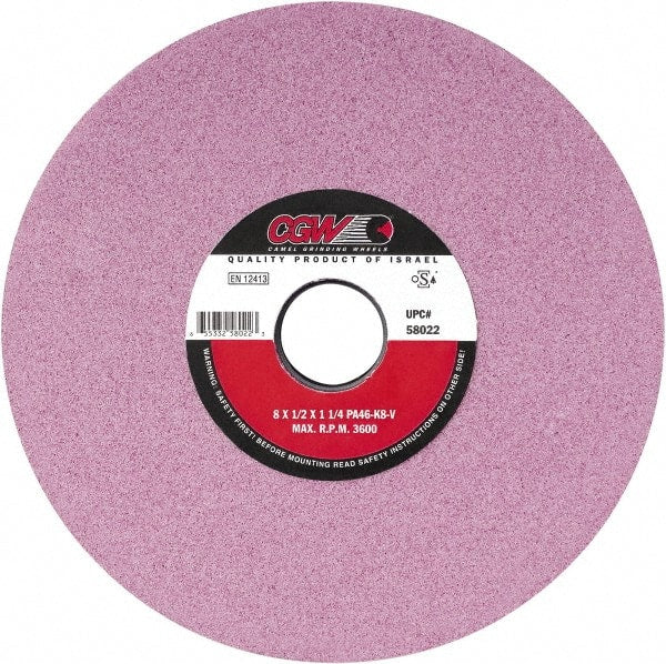 Camel Grinding Wheels - 12" Diam x 5" Hole x 1-1/2" Thick, J Hardness, 46 Grit Surface Grinding Wheel - Benchmark Tooling
