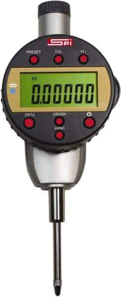 SPI - 0 to 1" Range, 0.00005" Graduation, Electronic Drop Inidicator - 0.00016" Accuracy - Benchmark Tooling