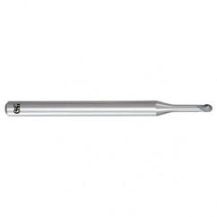 3mm Dia. - 50mm OAL - Solid Carbide - Ball End HP End Mill-2 FL - Benchmark Tooling