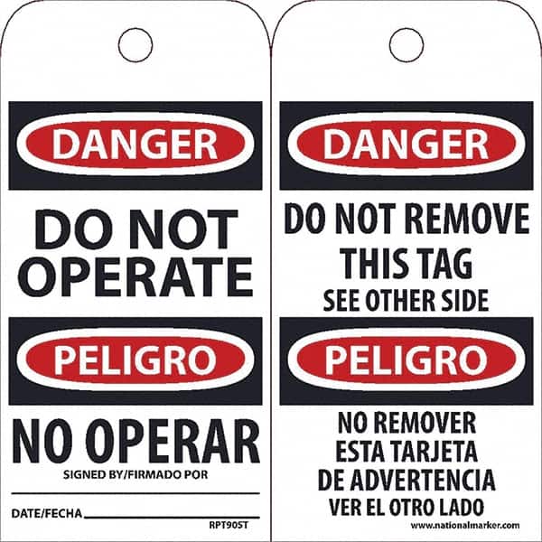 NMC - Safety & Facility Tags Message Type: Accident Prevention Tag Header: Danger - Benchmark Tooling