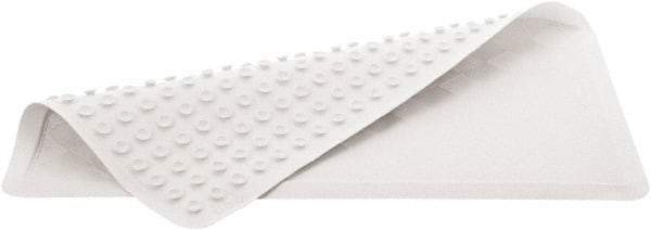 Rubbermaid - 36" Long x 18" Wide, Rubber Plumbed Wash Station Bath Tub Mat - White Matting - Benchmark Tooling