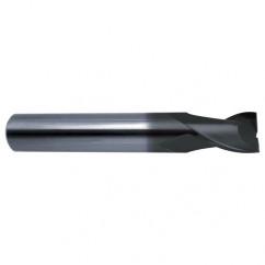 11/16 Dia. x 4 Overall Length 2-Flute Square End Solid Carbide SE End Mill-Round Shank-Center Cut-Super-A - Benchmark Tooling
