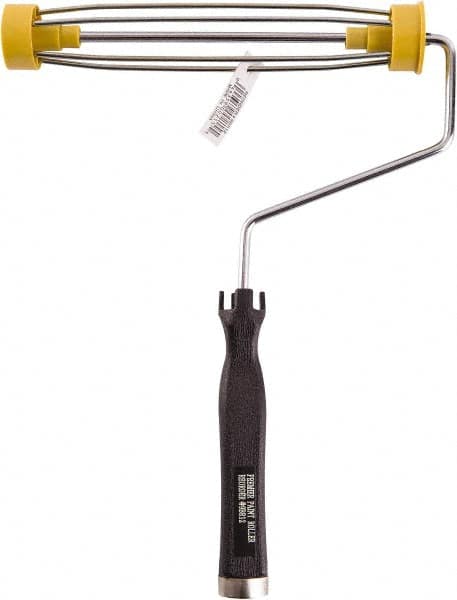 Premier Paint Roller - 9" Wide x 12" Long Heavy-Duty Birdcage Frame - Steel Frame, Plastic Handle - Benchmark Tooling