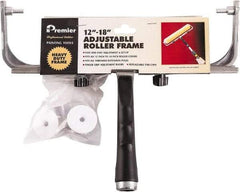 Premier Paint Roller - 12 to 18" Wide Adjustable Frame - Steel Frame - Benchmark Tooling