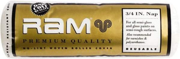 Premier Paint Roller - 3/4" Nap, 9" Wide Paint Roller Cover - Rough Texture, Polyester - Benchmark Tooling