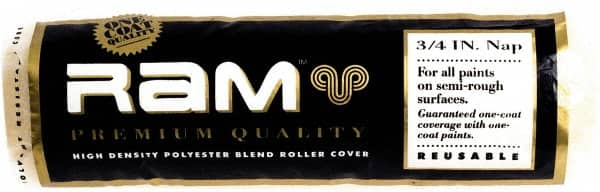 Premier Paint Roller - 3/4" Nap, 9" Wide Paint Roller Cover - Rough Texture, Polyester - Benchmark Tooling