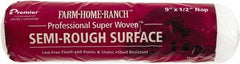 Premier Paint Roller - 1/2" Nap, 9" Wide Paint Roller Cover - Semi-Rough Texture, Woven & Polyester - Benchmark Tooling
