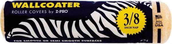Premier Paint Roller - 3/8" Nap, 9" Wide Paint Roller Cover - Semi-Smooth Texture, Polyester - Benchmark Tooling