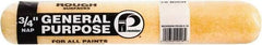 Premier Paint Roller - 3/4" Nap, 18" Wide Paint Roller Cover - Rough Texture, Polyester - Benchmark Tooling