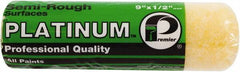 Premier Paint Roller - 1/2" Nap, 9" Wide Paint Roller Cover - Semi-Rough Texture, Polyester - Benchmark Tooling