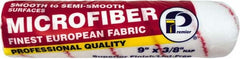Premier Paint Roller - 3/8" Nap, 9" Wide Paint Roller Cover - Semi-Smooth Texture, Microfiber - Benchmark Tooling