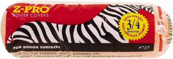 Premier Paint Roller - 3/4" Nap, 9" Wide Paint Roller Cover - Rough Texture, Polyester - Benchmark Tooling