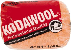 Premier Paint Roller - 1-1/4" Nap, 4" Wide Paint Roller Cover - Extra-Rough Texture, Polyester & Wool - Benchmark Tooling