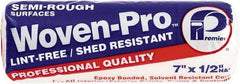 Premier Paint Roller - 1/2" Nap, 7" Wide Paint Roller Cover - Semi-Rough Texture, Woven - Benchmark Tooling