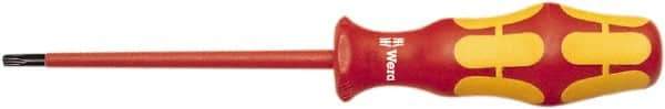 Wera - 30 Torx Driver - 100mm Blade Length, 205mm OAL, Ergonomic Handle - Benchmark Tooling