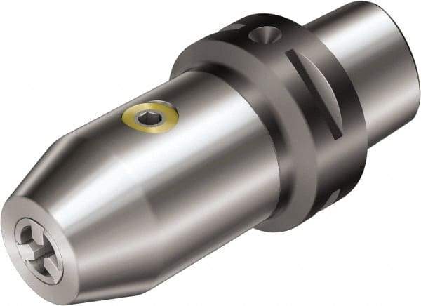 Sandvik Coromant - C6;16 - 1 System Size, Modular Tool Holding System Adapter - 106mm Projection, 45.1mm Body Diam, 142mm OAL, Through Coolant - Exact Industrial Supply