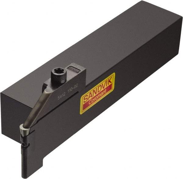 Sandvik Coromant - 176.90, Left Hand Cut, 32mm Shank Height x 36mm Shank Width, Neutral Rake Indexable Turning Toolholder - 170mm OAL, RCGX 06 06 00 Insert Compatibility, Series T-Max - Benchmark Tooling