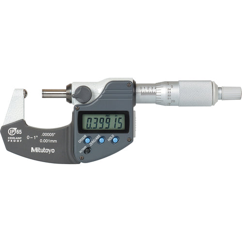 0-1″ / 0-25.4 mm Measuring Range-0.00005″ / 0.001 mm Resolution - Ratchet Thimble - Carbide Face - Ball Anvil Tube Micrometer - Benchmark Tooling