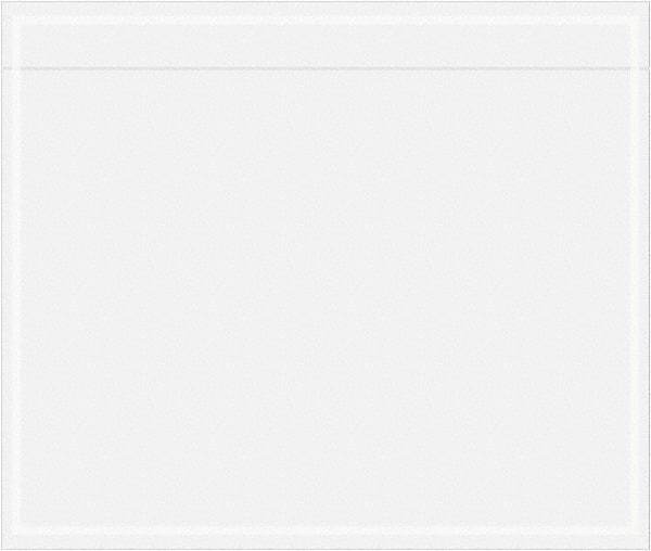 Value Collection - 1,000 Piece, 6-1/2" Long x 5-1/2" Wide, Packing List Envelope - Unprinted, Clear - Benchmark Tooling