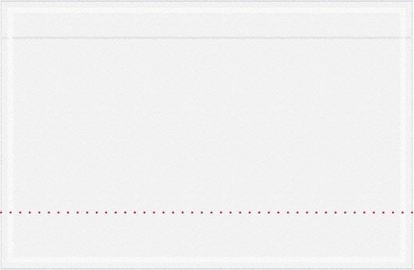 Value Collection - 500 Piece, 10-3/4" Long x 6-3/4" Wide, Packing List Envelope - Unprinted, Clear - Benchmark Tooling