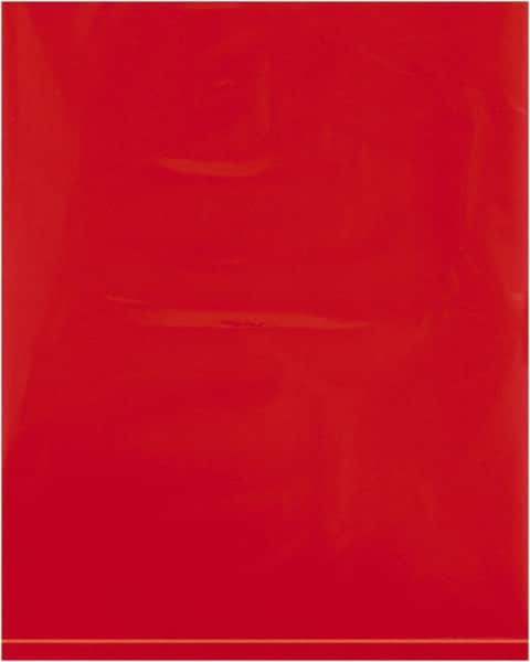 Value Collection - 12 x 15", 2 mil Flat Polybags - Red - Benchmark Tooling