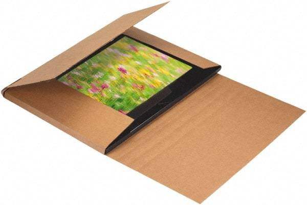 Made in USA - 24" Wide x 30" Long x 6" High Rectangle Crush Proof Mailers - 1 Wall, Kraft (Color) - Benchmark Tooling
