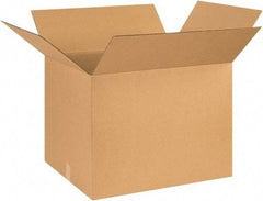 Made in USA - 24" Wide x 29" Long x 24" High Rectangle Corrugated Shipping Box - 1 Wall, Kraft (Color), 65 Lb Capacity - Benchmark Tooling
