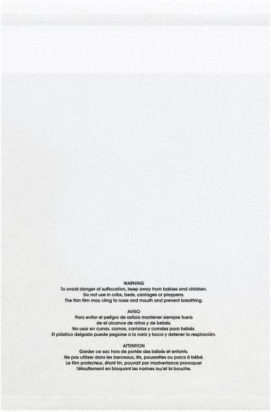 Value Collection - 12 x 15", 1.5 mil Resealable Suffocation Warning Polybags - Clear - Benchmark Tooling