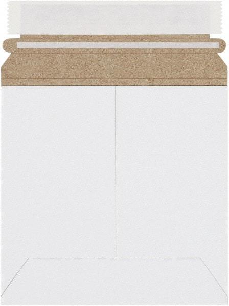 Made in USA - 6" Long x 6" Wide Peel-Off Self-Seal Flat Mailer - White - Benchmark Tooling