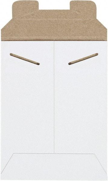 Made in USA - 8" Long x 6" Wide Regular Flat Mailer - White - Benchmark Tooling